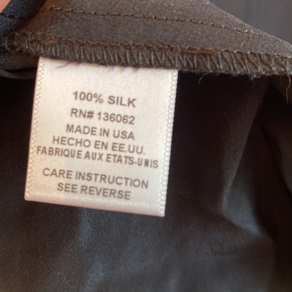 NWT Silk top - Picture 8 of 8